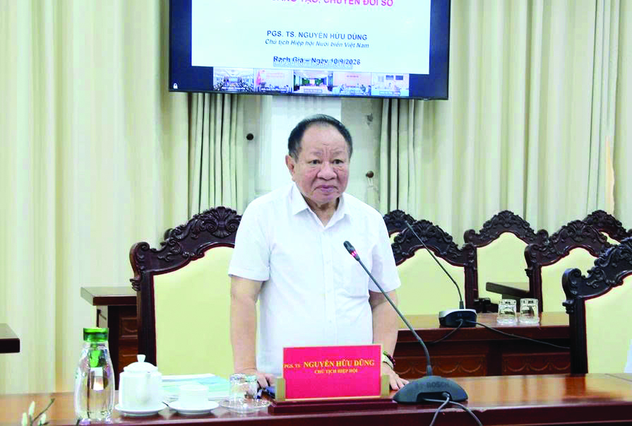 PGS.TS. Nguyễn Hữu Dũng, Chủ tịch Hiệp hội Nuôi biển Việt Nam.